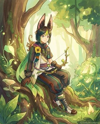 Tighnari Genshin Impact Character Art